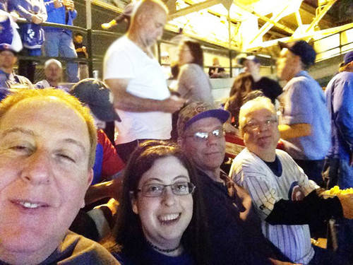 Robert and daughter, Sales & Marketing Administrator Jackie Mals Maintenance Manager Wally Slowik and his friend Mike at the Cubs game