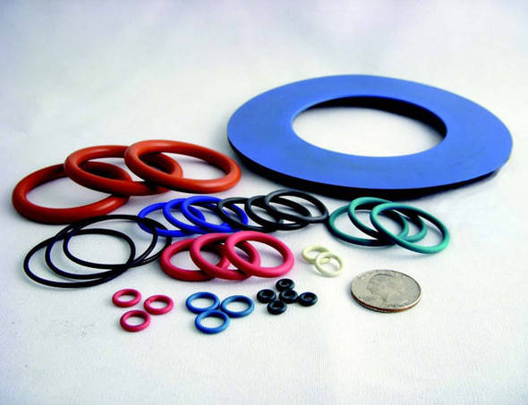 Fluorobond coated rubber components